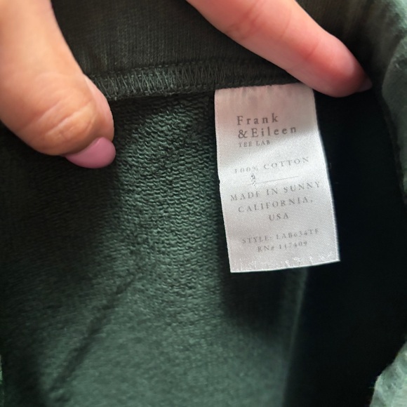 Frank & Eileen Catherine Favorite Sweatpants Triple Fleece Wide Leg Size Large - Picture 7 of 8